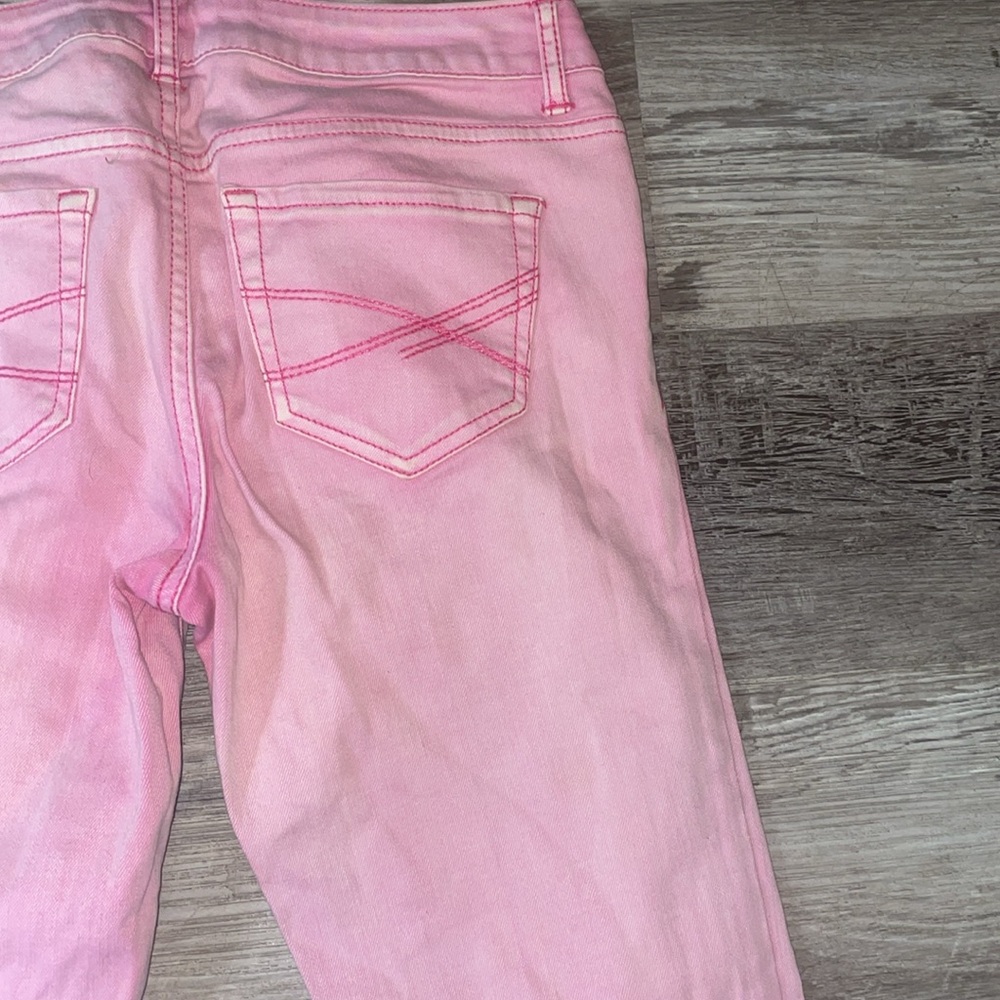 Aeropostale pink ultra skinny Ashley Jeans size 3/4 - Picture 10 of 11